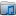 Graphite Smooth Folder Music Icon 16x16 png